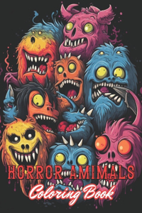 Horror Animals Coloring Book for Adult