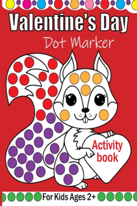 Valentine's Day Dot Markers Activity Book For Kids Ages 2+