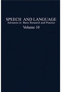 Speech and Language