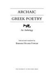 Archaic Greek Poetry