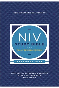 NIV Study Bible, Fully Revised Edition, Personal Size, Hardcover, Red Letter, Comfort Print