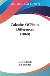 Calculus Of Finite Differences (1860)