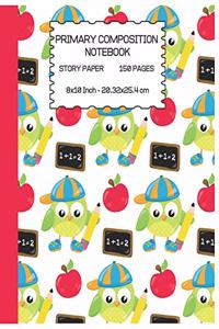 Primary Composition Notebook For Kids