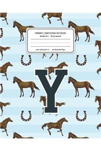 Primary Composition Notebook Grades K-2 Story Journal Y
