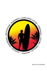 Mexico Surf Fan Notebook