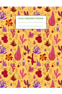Cactus Composition Notebook