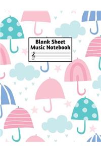 Blank Sheet Music Notebook