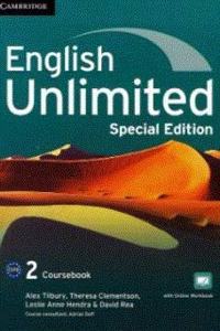 English Unlimited Level 2 Coursebook with Online Workbook and Workbook Special Updated Saudi Edition