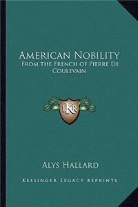 American Nobility