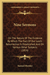 Nine Sermons