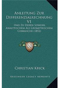 Anleitung Zur Differenzialrechnung V1
