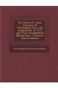 Poems of Anne, Countess of Winchilsea