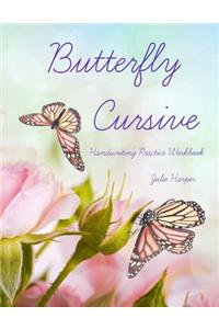Butterfly Cursive Handwriting Practice Workbook