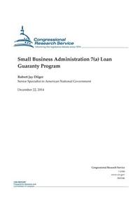 Small Business Administration 7(a) Loan Guaranty Program