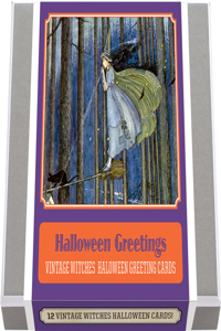 Halloween Greetings - Vintage Witches Halloween Greeting Cards