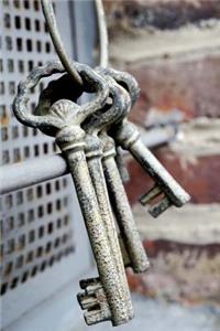 Vintage Keys on a Key Ring Journal