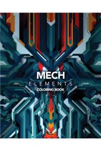 Mech Elements Coloring Book