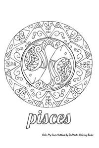 Color My Cover Notebook (Pisces)