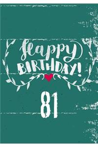 Happy Birthday 81