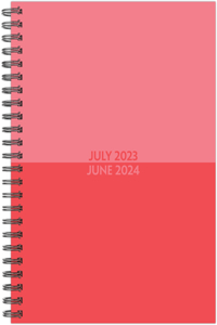 Blush Duotone Academic 2023-24 8.5 X 11 Softcover Weekly Planner