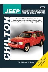 Jeep Wagoneer/Comanche/Cherokee 1984-01 Repair Manual