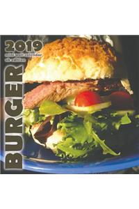 Burger 2019 Mini Wall Calendar (UK Edition)