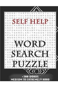 Self Help WORD SEARCH PUZZLE +300 WORDS Medium To Extremely Hard