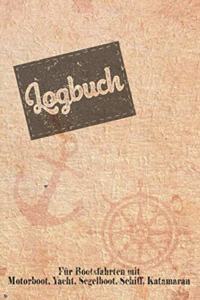 Logbuch für Bootsfahrten mit Motorboot, Yacht, Segelboot, Schiff, Katamaran
