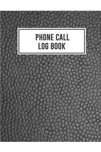 Phone Call Log Book