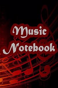 Music Notebook- Journal - with Lined Pages for Lyrics and Manuscript Paper For Notes for ... into Awesome Songs (Songwriting Notebooks): Music Notebook- Journal