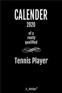 Calendar 2020 for Tennis Players / Tennis Player