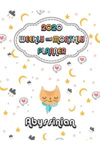 2020 Abyssinian Cat Planner