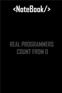 Real Programmers Count From 0 Coding Journal