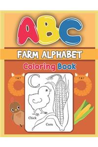 ABC Farm Alphabet Coloring Book