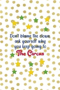 Don't Blame The Clown, Ask Yourself Why You Keep Going To The Circus
