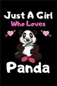 Just a girl who loves panda