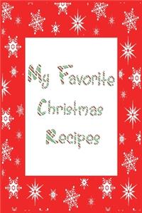 My Favorite Christmas Recipes Journal