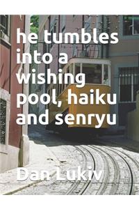 he tumbles into a wishing pool, haiku and senryu