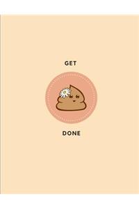 Girly Get Shit Done Composition Notebook
