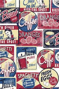 Retro Food Diner Journal