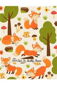 2019 Clever Fox Monthly Planner