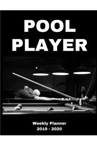 Pool Player 2019 - 2020 Weekly Planner