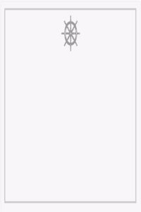 Notelets-Silver Wheel