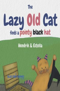 Lazy Old Cat finds a pointy black hat