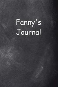 Fanny Personalized Name Journal Custom Name Gift Idea Fanny