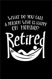 What do you call a person who is happy on Monday? Retired