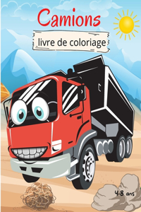 Camions Livre de Coloriage pour Enfants