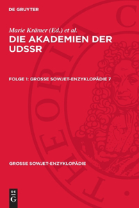 Die Akademien Der Udssr, Folge 1