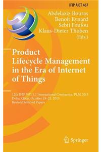 Product Lifecycle Management in the Era of Internet of Things