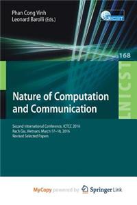 Nature of Computation and Communication